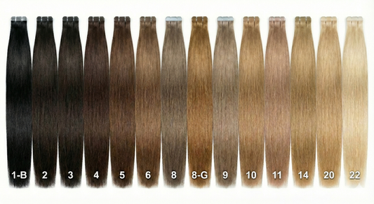 Invisible Tapes - Luxurious Double-Drawn Mongolian Hair